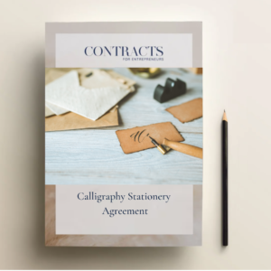Calligraphy Stationery Agreement